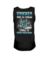 Trucker With An Attitude Your Own Risk Unisex Tank tile