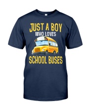 Just A Boy Who Loves School Buses Classic T-Shirt tile