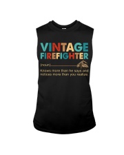 Firefighter vintage Sleeveless Tee tile