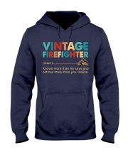 Firefighter vintage Hooded Sweatshirt tile