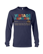 Firefighter vintage Long Sleeve Tee tile
