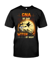 CNA By Day Witch By Night Premium Fit Mens Tee tile