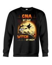 CNA By Day Witch By Night Crewneck Sweatshirt tile