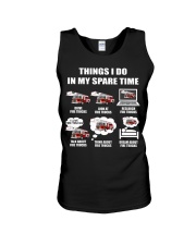 Things i do in my spare time Unisex Tank tile