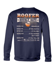 Roofer hourly rate Crewneck Sweatshirt tile