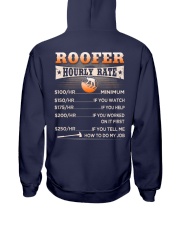 Roofer hourly rate Hooded Sweatshirt tile
