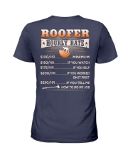 Roofer hourly rate Ladies T-Shirt tile