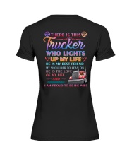 There Is This Trucker Who Lights Up My Life Premium Fit Ladies Tee tile