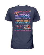 There Is This Trucker Who Lights Up My Life Ladies T-Shirt tile