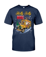 Holly jolly ride bus driver Classic T-Shirt tile