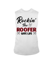 Rockin' the roofer wife life Sleeveless Tee tile