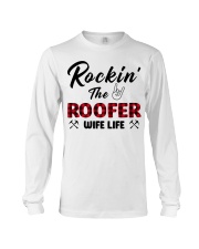 Rockin' the roofer wife life Long Sleeve Tee tile