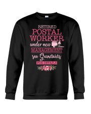 Retired Postal Worker Management Crewneck Sweatshirt tile