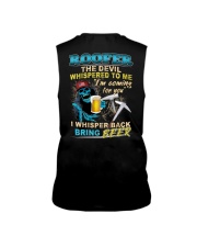 Roofer the devil whispered to me I whisper back Sleeveless Tee tile