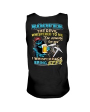 Roofer the devil whispered to me I whisper back Unisex Tank tile