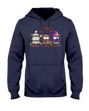 Bus driver happy hallothanksmas Hooded Sweatshirt tile