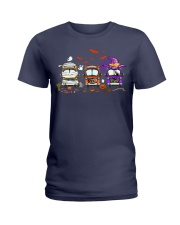 Bus driver happy hallothanksmas Ladies T-Shirt tile