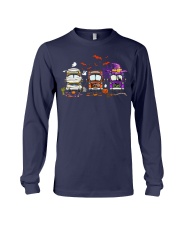 Bus driver happy hallothanksmas Long Sleeve Tee tile
