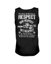 First rule of old school respect Unisex Tank tile