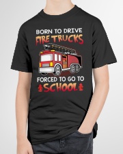 Born to drive fire trucks forced to go to school Youth T-Shirt garment-youth-tshirt-front-lifestyle-01