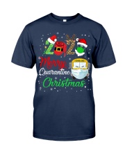 Merry quarantine school bus christmas Classic T-Shirt tile