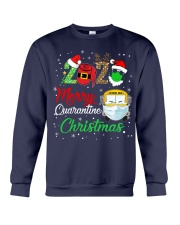 Merry quarantine school bus christmas Crewneck Sweatshirt tile