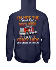 I'm not the sweet girl next door i'm crazy lady Hooded Sweatshirt tile