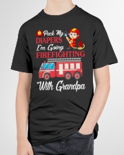 Pack my diapers Im going firefighting with granpa Youth T-Shirt garment-youth-tshirt-front-lifestyle-01