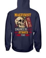 Machinist Because Architects Need Heroes Hooded Sweatshirt tile