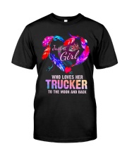 Just A Girl Who Loves Her Trucker Premium Fit Mens Tee tile