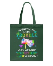 Postal Worker - we work Tote Bag tile