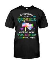 Postal Worker - we work Classic T-Shirt front