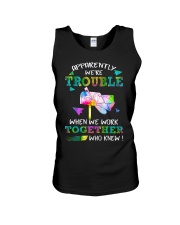 Postal Worker - we work Unisex Tank tile