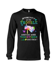 Postal Worker - we work Long Sleeve Tee tile