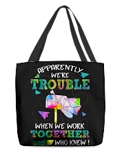 Postal Worker - we work All-Over Tote tile