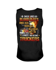 Sweat Dries Blood Clots Trucker Unisex Tank tile
