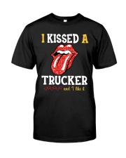I kissed a trucker and i like it Classic T-Shirt tile