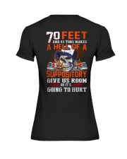 70 Feet A Hell Of A Suppository Premium Fit Ladies Tee tile