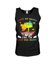 Postal Worker Ain't no happpy like last box happy Unisex Tank tile