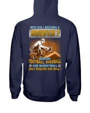 Why did i become a roofer Hooded Sweatshirt tile