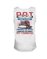 DOT Probably Jail After My Logbook Unisex Tank tile