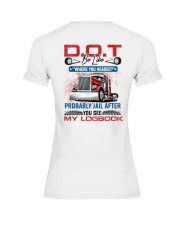DOT Probably Jail After My Logbook Premium Fit Ladies Tee tile