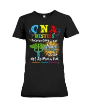 CNA besties Premium Fit Ladies Tee tile