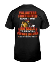 VolunTeer Firefighter Classic T-Shirt back