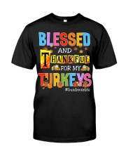 Blessed and thankful for my turkeys Premium Fit Mens Tee tile