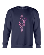 OM Zen Buddha Lotus Flower Energy Symbol Yogi Pink Pullover Hoodie Crewneck Sweatshirt tile