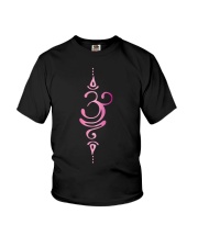 OM Zen Buddha Lotus Flower Energy Symbol Yogi Pink Pullover Hoodie Youth T-Shirt tile