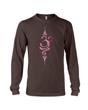 OM Zen Buddha Lotus Flower Energy Symbol Yogi Pink Pullover Hoodie Long Sleeve Tee tile