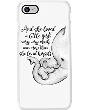 Baby elephant And she loved a little girl Nusery Phone Case tile