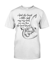 Baby elephant And she loved a little girl Nusery Premium Fit Mens Tee tile